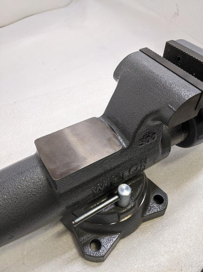WILTON 28832 BENCH VISE 500S 5" WIDTH 8" OPENING 4-14" DEPTH SWIVEL BASE NEW H1