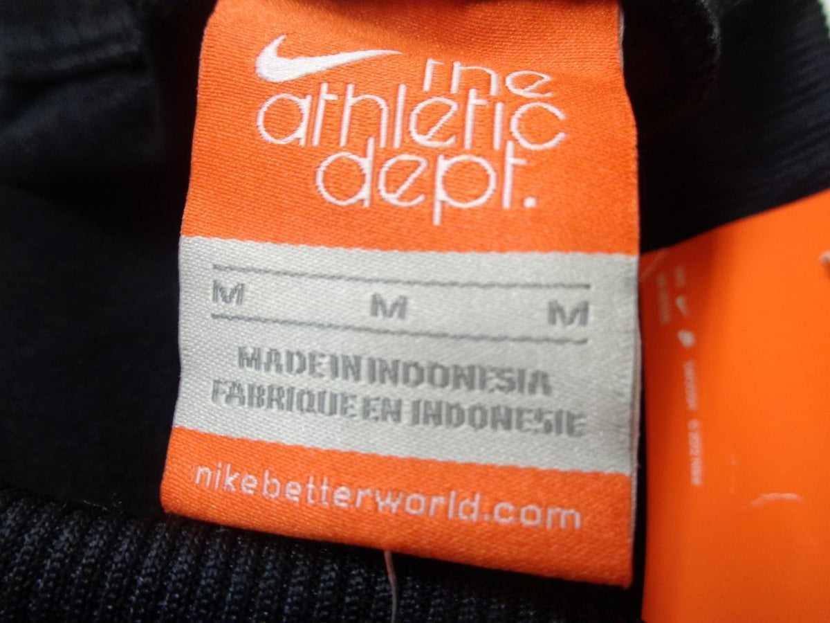 PAIR NEW NIKE WOMENS THE ATHLETIC DEPARTMENT 521901 BLACK TRACK PANTS MED SR