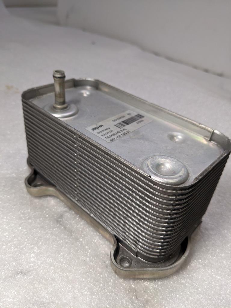 PORSCHE CAYMAN 3.4L ENGINE OIL COOLER 98710702501 USED 996B.G.L.