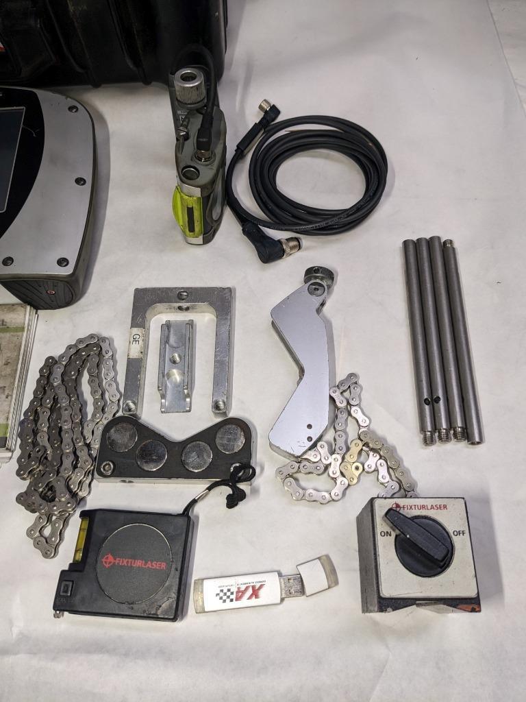 FIXTURE LASER XA ALIGNMENT SYSTEM 4" RODS/6" RODS/12" RODS 40" CHAIN USED R32