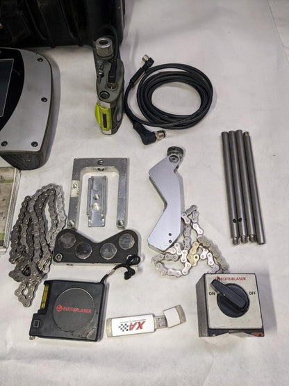 FIXTURE LASER XA ALIGNMENT SYSTEM 4" RODS/6" RODS/12" RODS 40" CHAIN USED R32