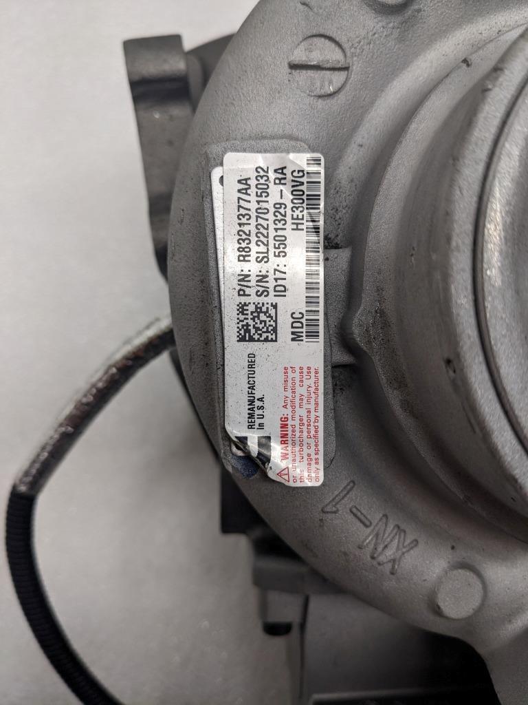 MOPAR  5327046 | R8321377aa Turbocharger For 2013-2018 Ram 3500 REMAN E1