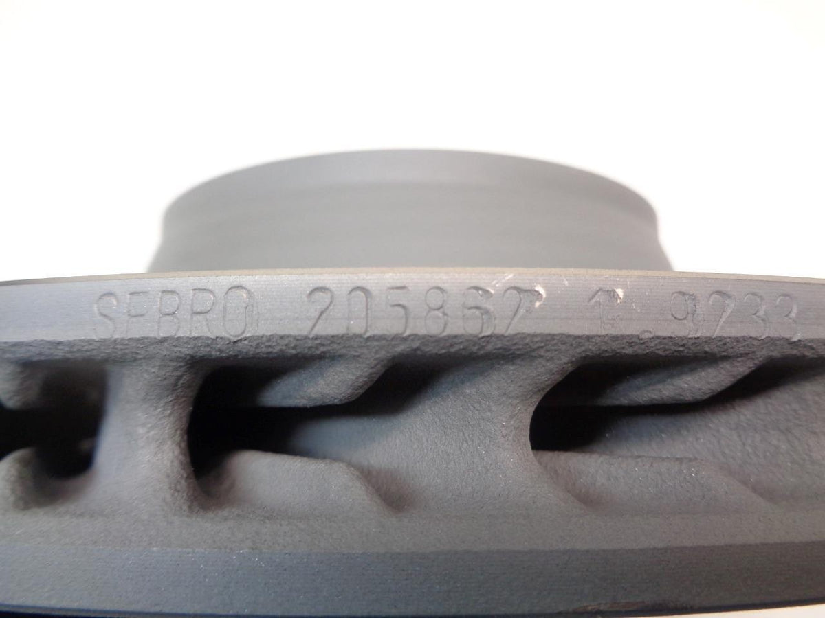 SEBRO 205862C 2010+ PORSCHE PANAMERA REAR RIGHT SLOTTED BRAKE ROTOR R21