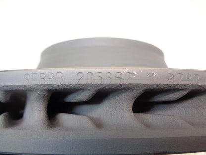 SEBRO 205862C 2010+ PORSCHE PANAMERA REAR RIGHT SLOTTED BRAKE ROTOR R21