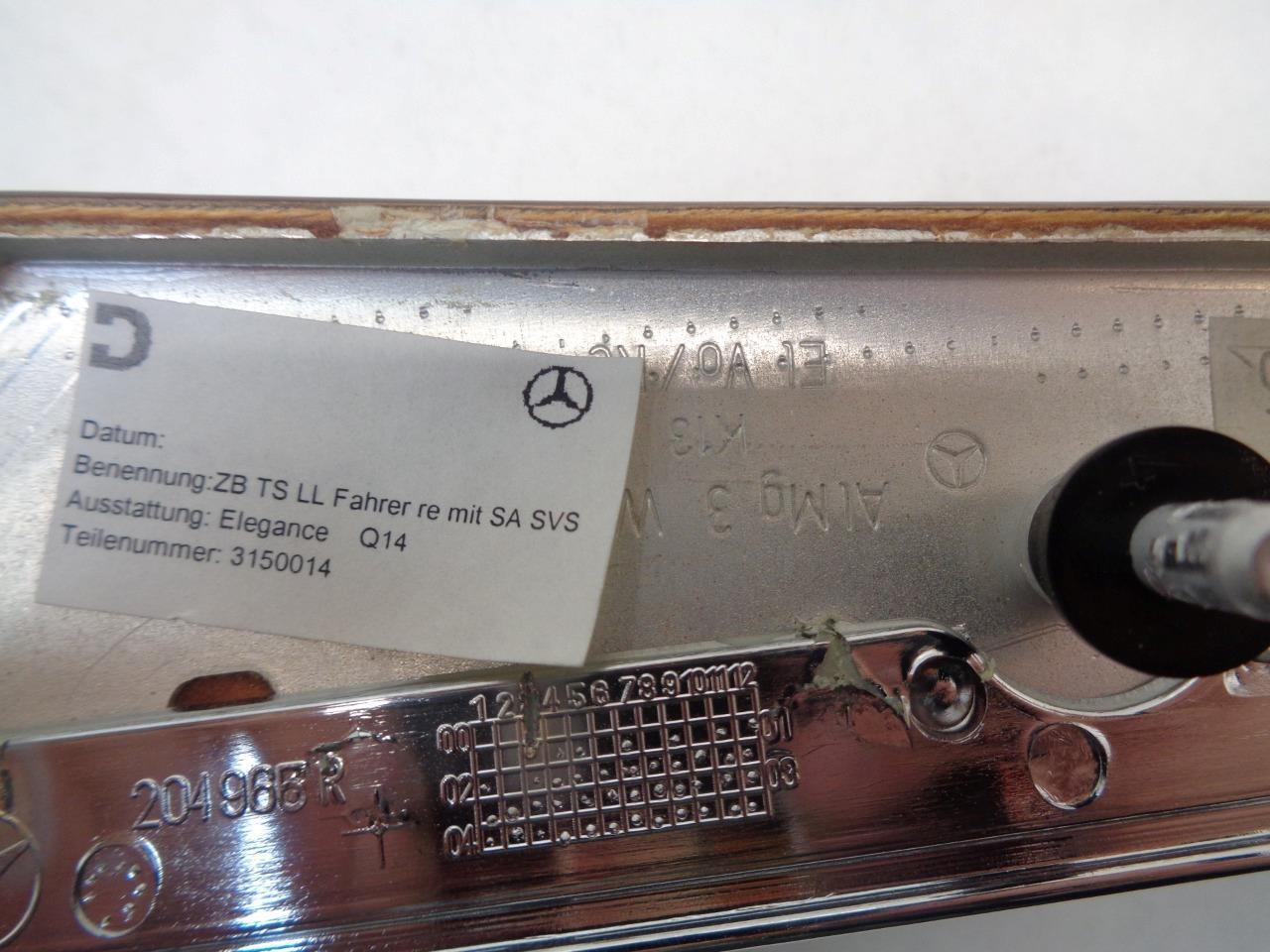 GENUINE 2003-09 MERCEDES E55 320 350 550 RIGHT PANEL WOOD TRIM 21172012228J98 SR