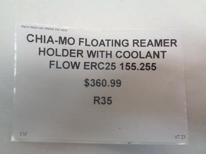 CHIA-MO FLOATING REAMER HOLDER WITH COOLANT FLOW ERC25 155.225 R22T10