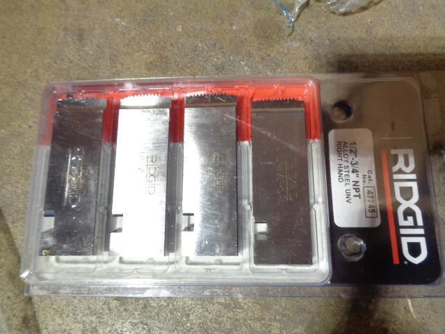 RIDGID MODEL 535 THREADING MACHINE FOR 1/8"-2" PIPE 2HP MANUAL CHUCK NEW #1 B2