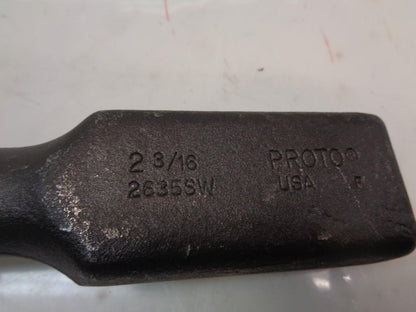 NEW PROTO 2-3/16" 12 POINT HEAVY-DUTY OFFSET STRIKING WRENCH 2635SW R22T7