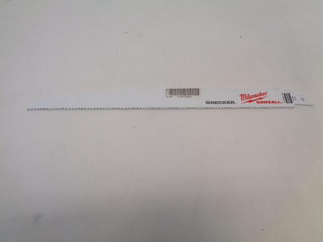 MILWAUKEE 12 IN. MULTI CUTTING SAWZALL SAW BLADES 9 PACK 5711 8TPI SAWP1