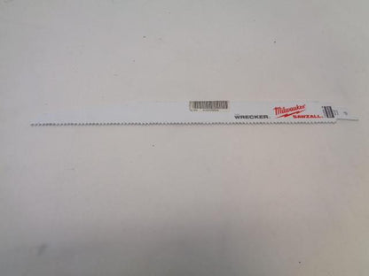 MILWAUKEE 12 IN. MULTI CUTTING SAWZALL SAW BLADES 9 PACK 5711 8TPI SAWP1