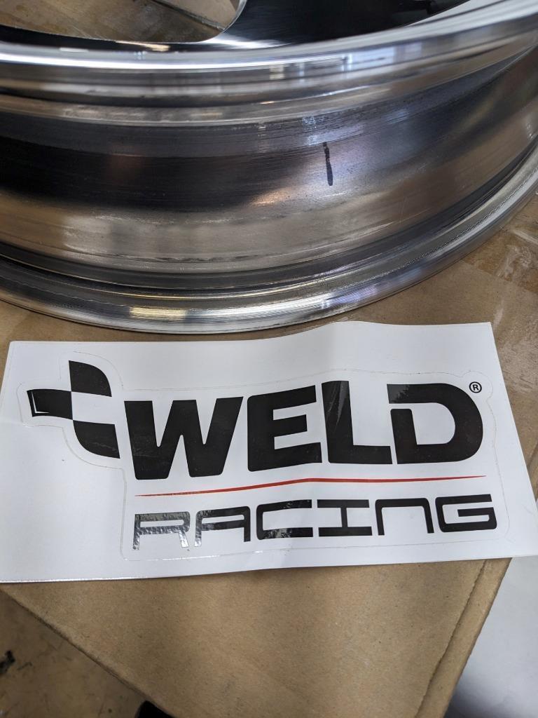 1 WELD 71HB8050A21A S71 WHEEL 18X5 5X114.3 ET-23 BLACK CENTER POLISHED NEW B2