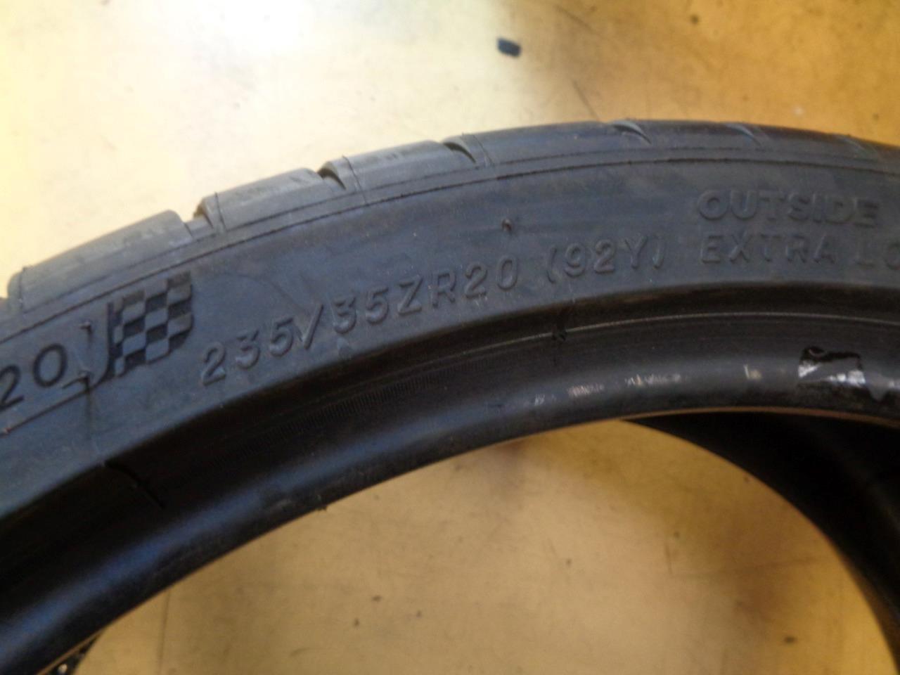 2 MICHELIN PILOT SPORT 4S (NO) PORSCHE P 235 35 20 92Y XL TIRES 08557 CQ2