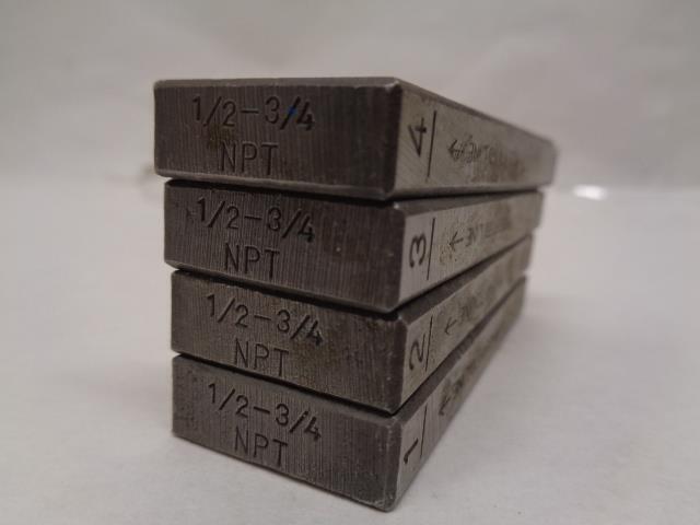 ROTHENBERGER 1/2-3/4" RIGHT HAND NPT ALLOY PIPE THREADED DIE HEADS R22T8