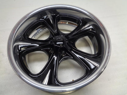 2 NEW FOOSE COUPE F228 BLACK CHROME LIP 18X8 ET-13 5X120.7 F2288806140 SR