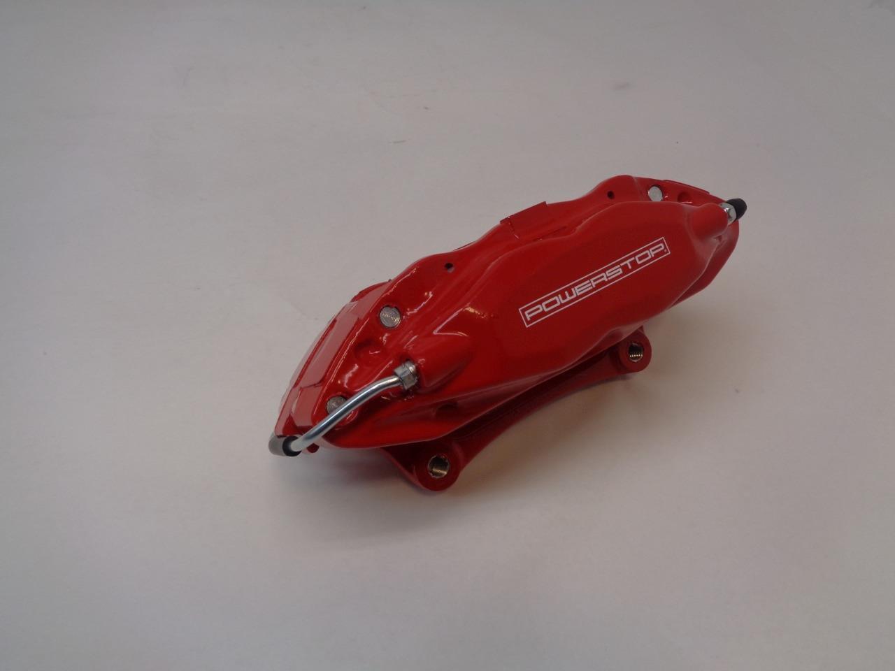 NEW POWERSTOP 4 PISTON RED POWDERCOAT BRAKE CALIPER 20.3212.02 | 20.8658.00  R5