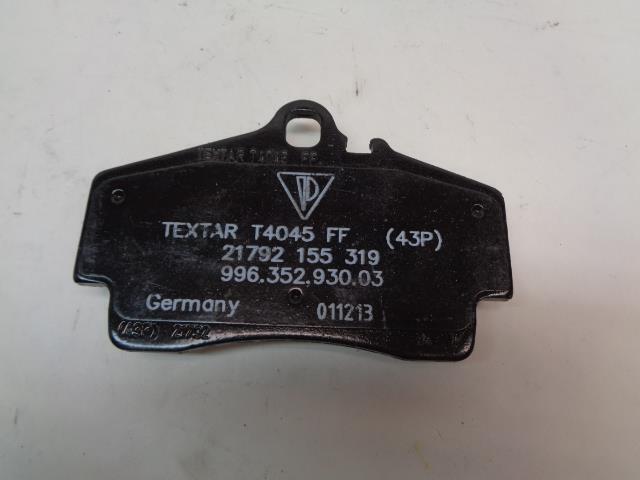 NEW GENUINE PORSCHE REAR BRAKE PADS 996 352 939 03 R20T6