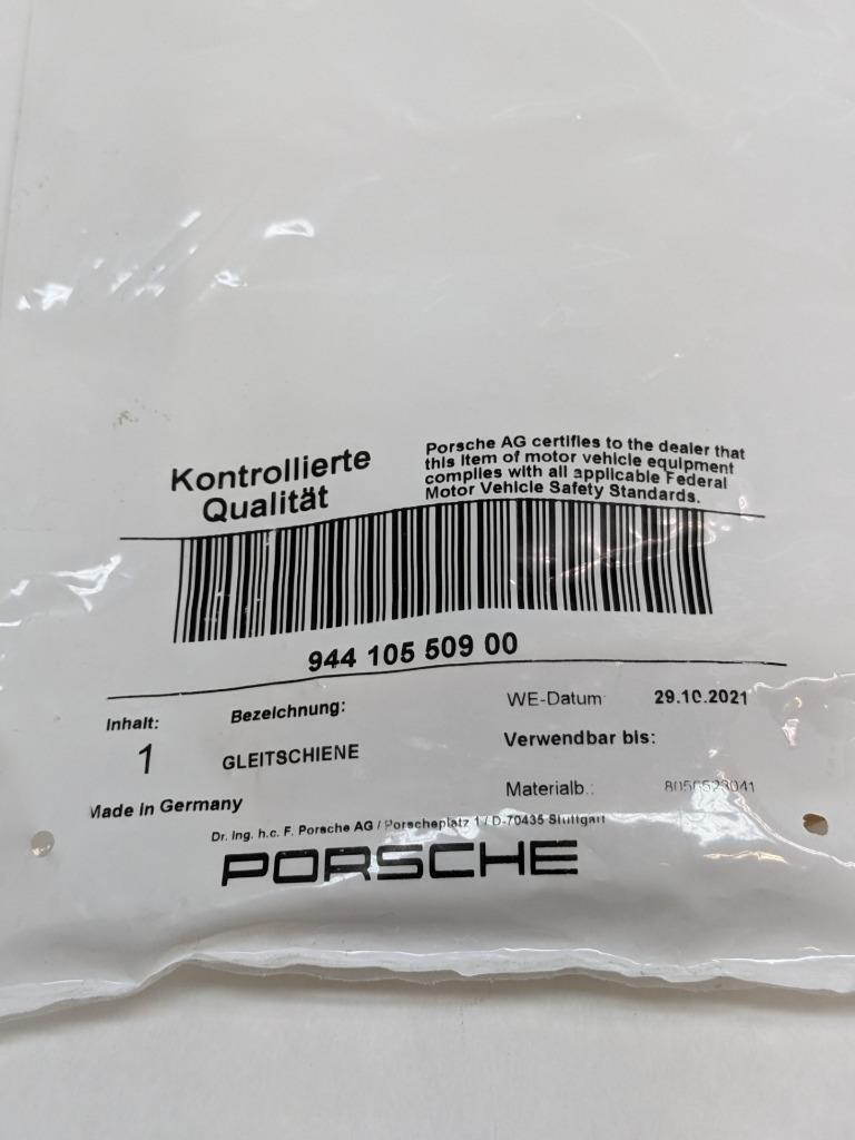 PORSCHE TIMING CHAIN RAIL/GUIDE 94410550900 #3 NEW R21SPB