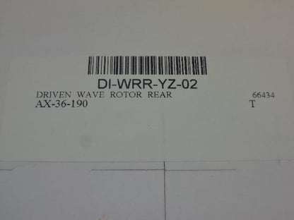 NEW DRIVEN INDUSTRIES WAVE ROTOR REAR DI-WRR-YZ-02 AX-36-190 R16