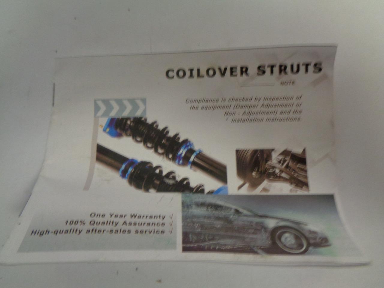 ECCPP COILOVER STRUTS SPRINGS SHOCKS ASMBLY 065590 FOR 90-96 NISSAN 300ZX BSFLR