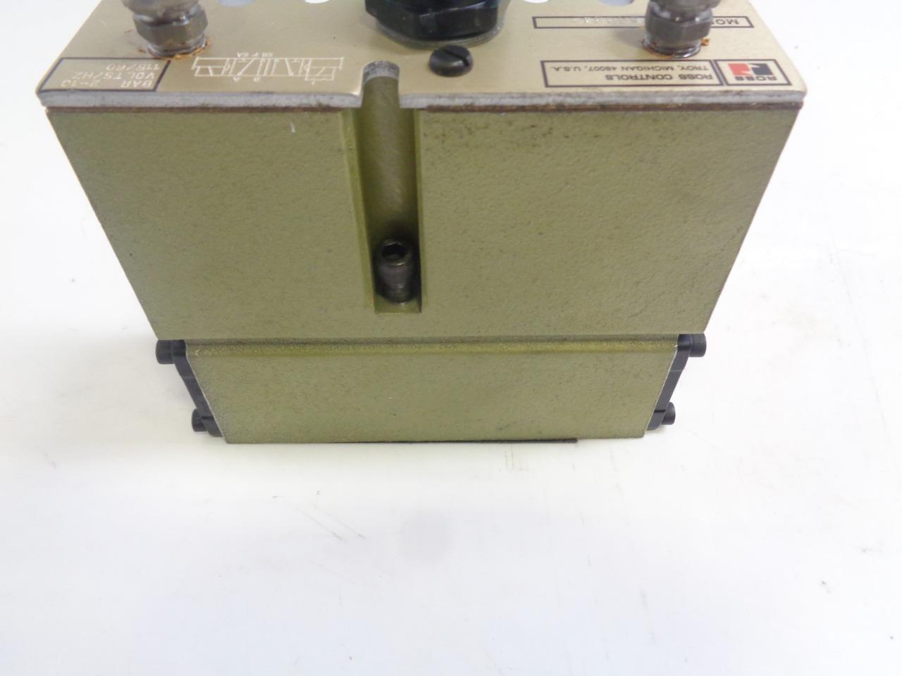 NEW ROSS 8476C3342 PILOT VALVE 115/60 VOLTS/HZ R27