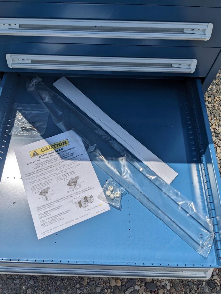 VIDMAR SEP100RALS22577 STEEL STORAGE CABINET 30"X27-3/4"X33" 6-DRAWER NEW S343