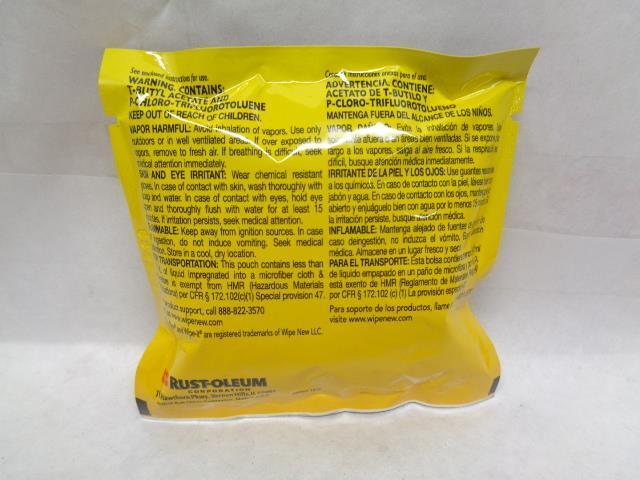 NEW PACK OF 6 RUST-OLEUM WIPE NEW HEADLIGHT RESTORE CLOTH & KIT R28
