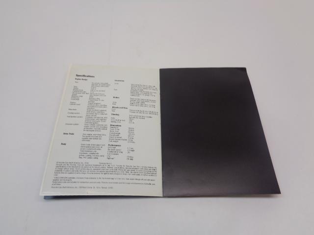 Porsche 911 Turbo 3.6 Brochure 1994 Edition USED GENUINE R25