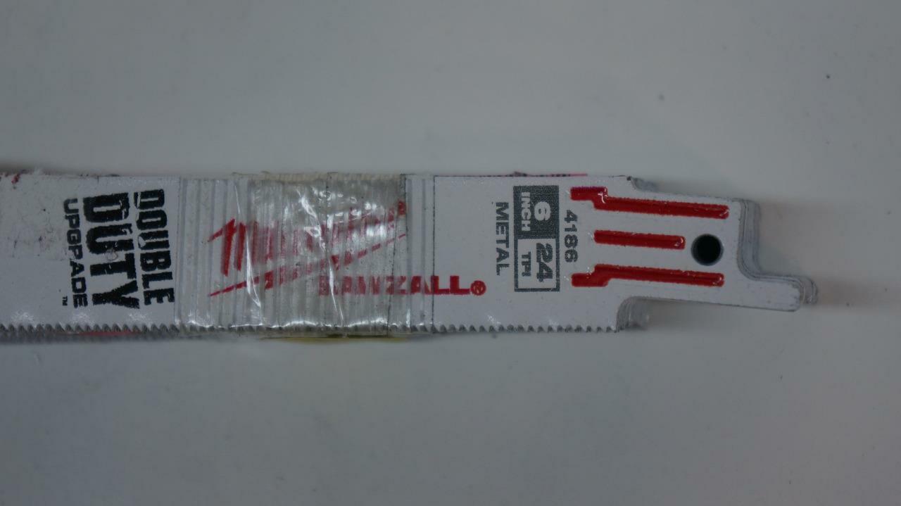 NEW 20 PACK OF MILWAUKEE 6 INCH SAWZALL BLADES 24 TPI 4186 SP2T1