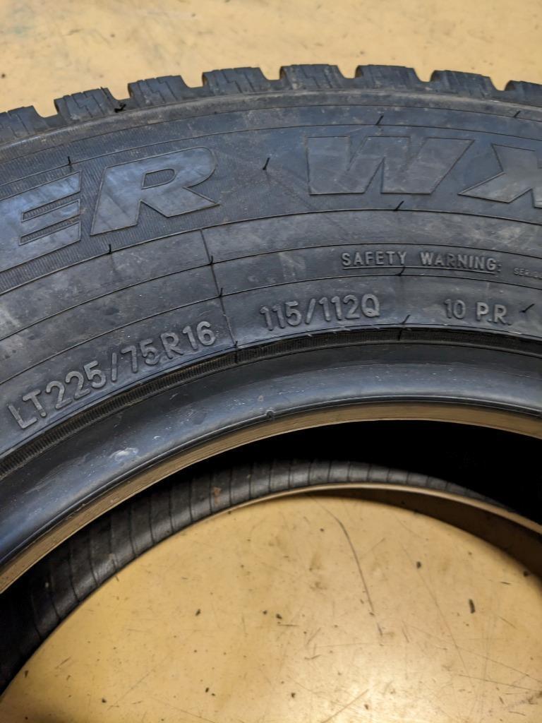 2 ARCTIC CLAW WINTER WXI LT 265 75 16 115/112Q LRE 10PLY TIRES ARC26 AQ4