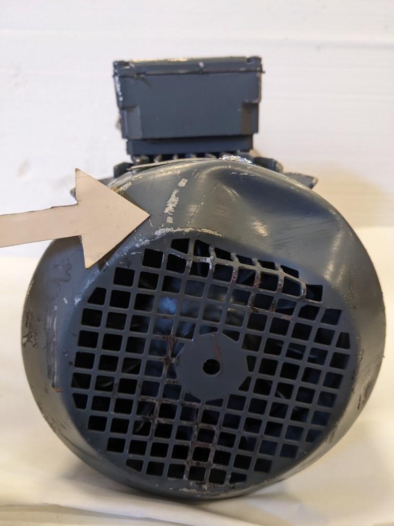 ATB MOTORS GEAR MOTOR 3 PHASE 2/4 POLE 460/266V .33/.57A AC 3 PH-MTR BSRG4