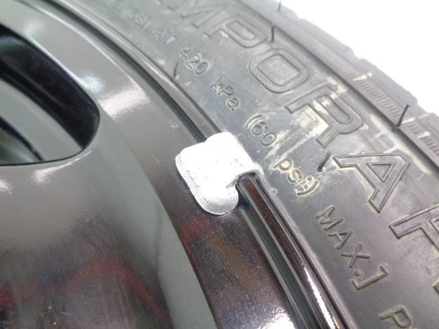 2019 FORD MUSTANG 18X5 FR3C-1007-KB SPARE WHEEL &MAXXIS T155/60R18 SPARE N3 KSLR