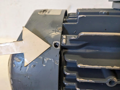 ATB MOTORS GEAR MOTOR 3 PHASE 2/4 POLE 460/266V .33/.57A AC 3 PH-MTR BSRG4