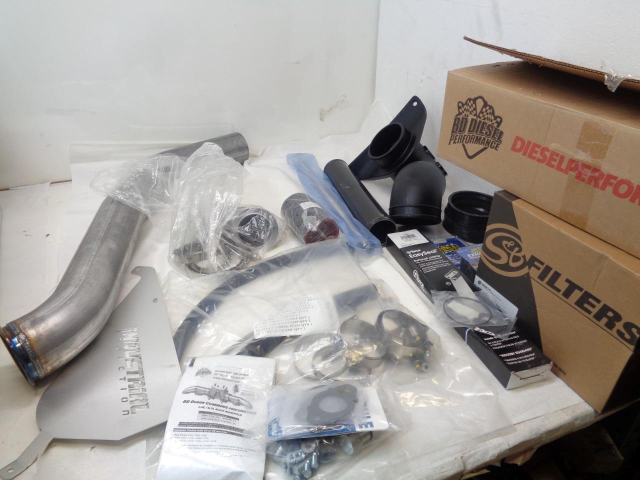 INDUSTRIAL INJECTION 1998.5+ DODGE CUMMINS AIR & INTAKE MANIFOLD TURBO KIT KSLRM