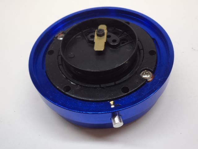 AJP SLIM QUICK RELEASE RACING STEERING WHEEL ADAPTER HUB KIT BLUE QR-003BL R16