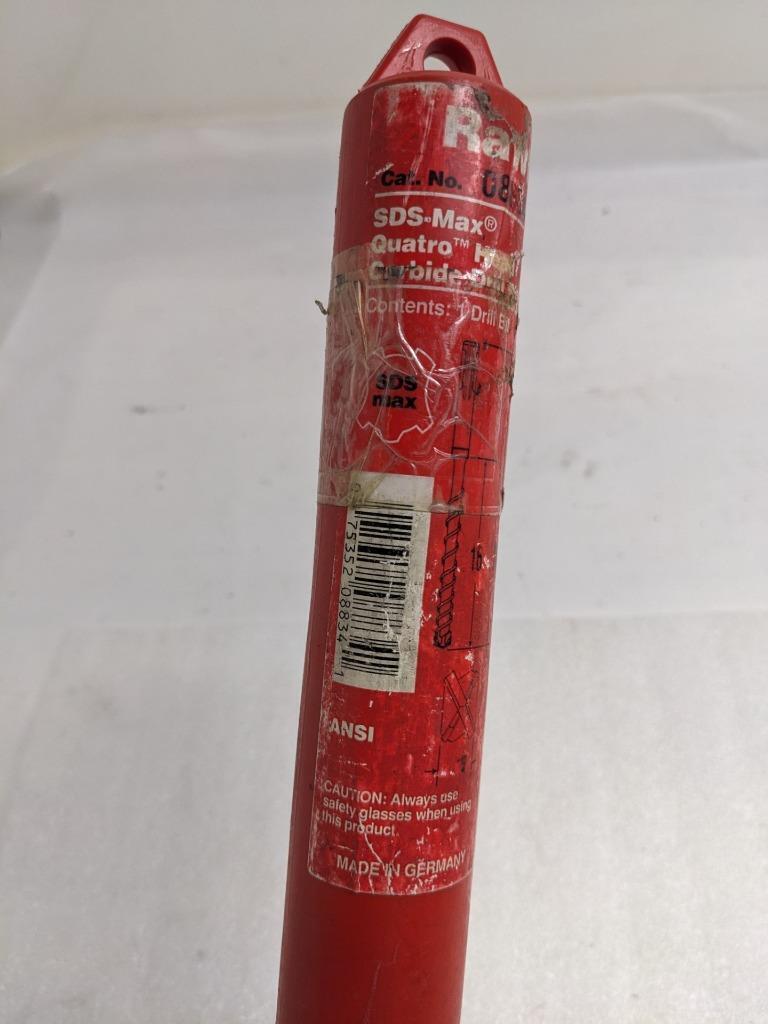 RAWL 08834 DRILL BIT 1" X 21" SDS MAX 16" DRILL DEPTH DAMAGED CUTTER USED R22T2
