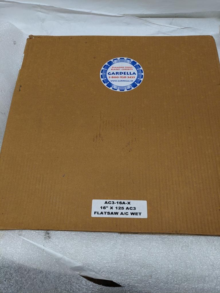 GARDELLA CONCRETE FLATSAW BLADE MEDIUM HARD 35-72HP AC3-16A NEW R7