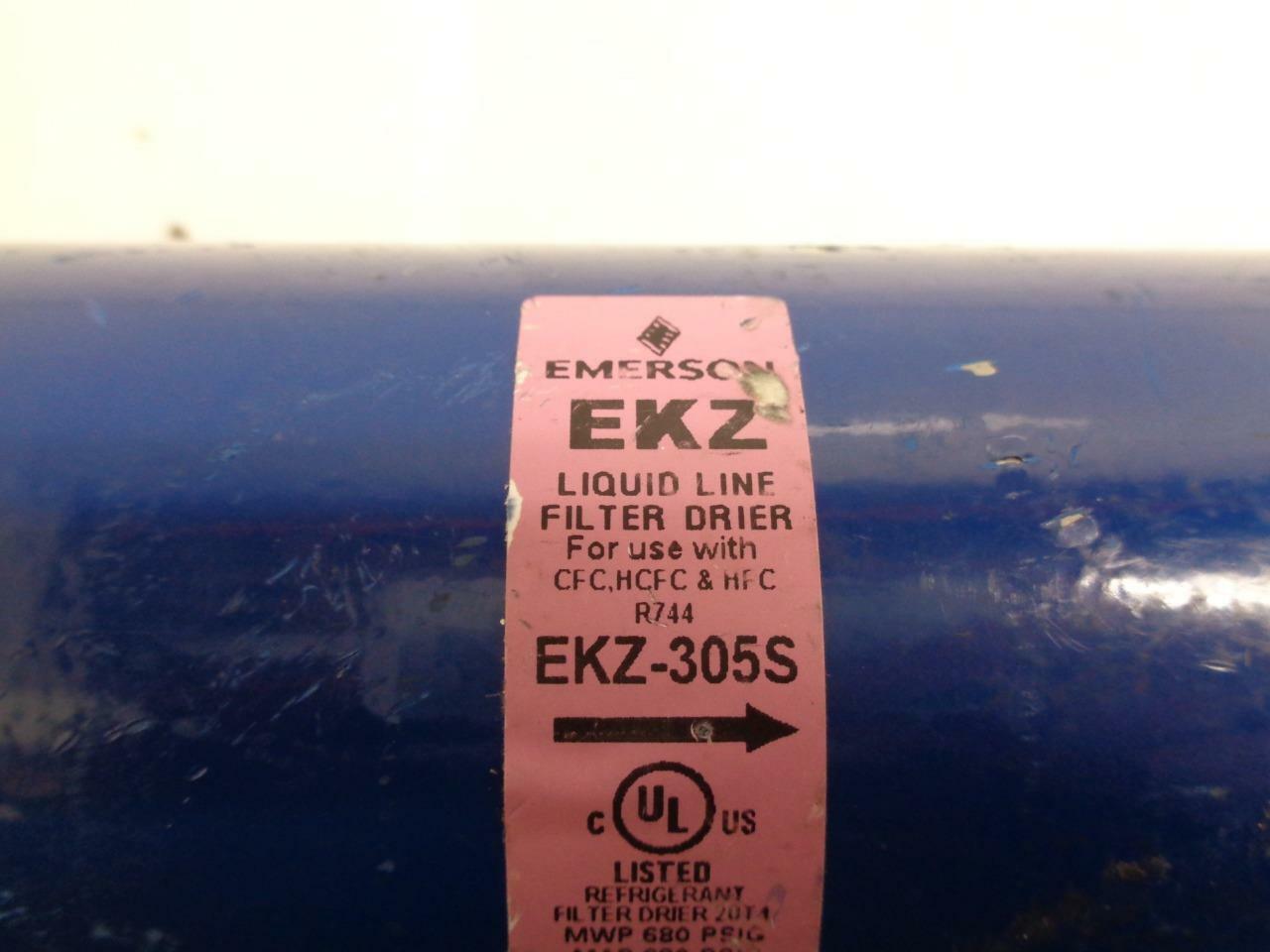 NEW EMERSON EKZ LIQUID LINE FILTER DRIER EKZ-305S W/ DAMAGED END CAP R11TB