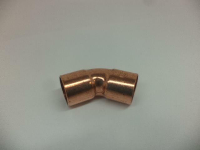 NEW 25 PACK MUELLER 3/4" COPPER FITTING 45 DEGREE ELBOW CxC WB03034 R10TC