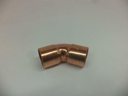NEW 25 PACK MUELLER 3/4" COPPER FITTING 45 DEGREE ELBOW CxC WB03034 R10TC