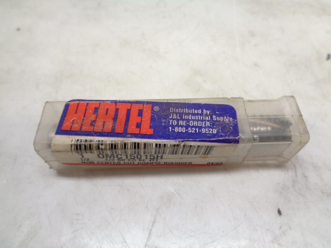 NEW HERTEL OMC15015H COBALT END MLL ROUGH TOOTH 1/2"x1-1/4" 4 FLUTE R22T6BD
