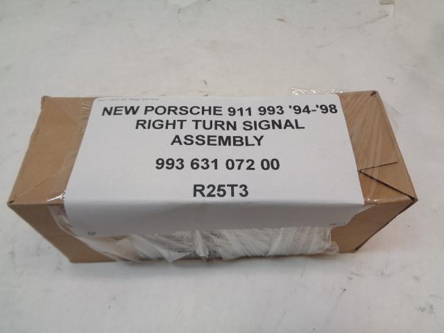 NEW PORSCHE 911 993 '94-'98  RIGHT TURN SIGNAL ASSEMBLY 993 631 072 00 R25T3
