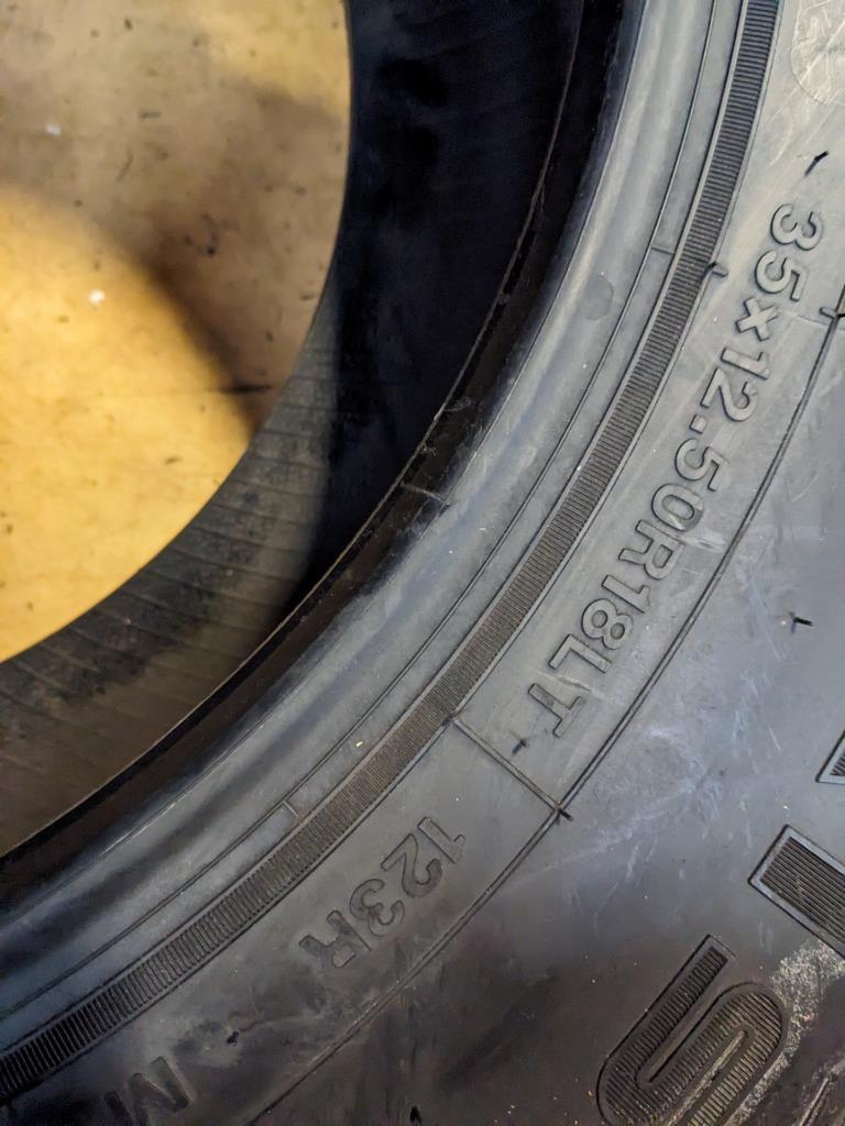 ARISON ARESTA A/T ZG06 LT 35 12.50 18 123Q LRE 10PLY TIRE TH41556 CQ1