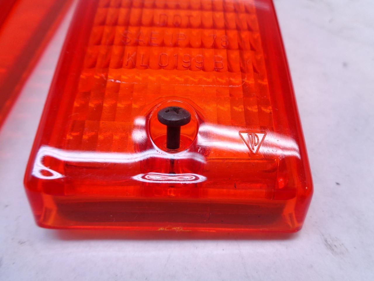 GENUINE PAIR PORSCHE 911 930 74-89 SIDE MARKER LENSES 91163192000 R21T3