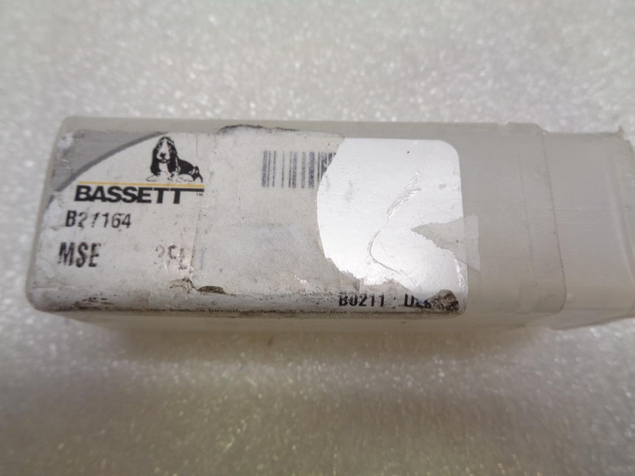 1 NEW BASSETT B27164 MSE-3 CENTER CUTTING GENERAL PURPOSE SQR. END MILL R22T6BC