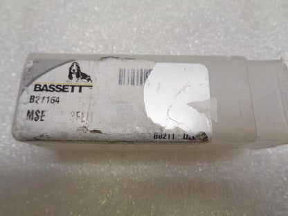 1 NEW BASSETT B27164 MSE-3 CENTER CUTTING GENERAL PURPOSE SQR. END MILL R22T6BC