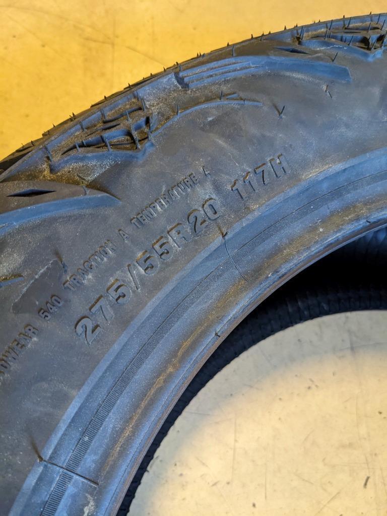 RADAR RENEGADE A/T PRO BSW P 275 55 20 117H XL TIRE RAFDTW0220 CQ2