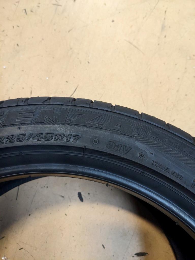 BRIDGESTONE POTENZA RE050A II (*) RUNFLAT P 225 45 17 91V SL TIRE 067346 CQ2