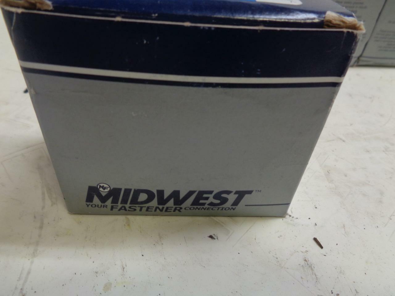 NEW PACK 5 BOXES OF 50 COUNT MIDWEST 05618 HEX NUTS 1/2-13, GALVANIZED R10TB