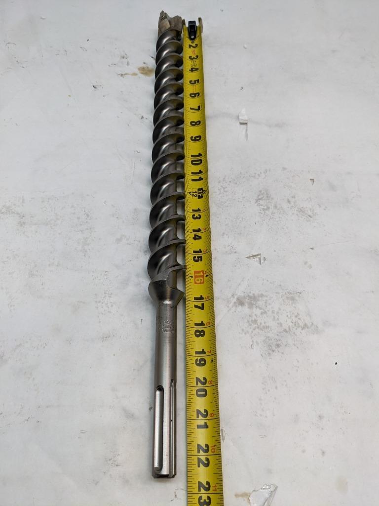 HITACHI DRILL BIT 4-CUTTER 1-9/16" 18" X 23 SDSMAX 724997 NEW D0