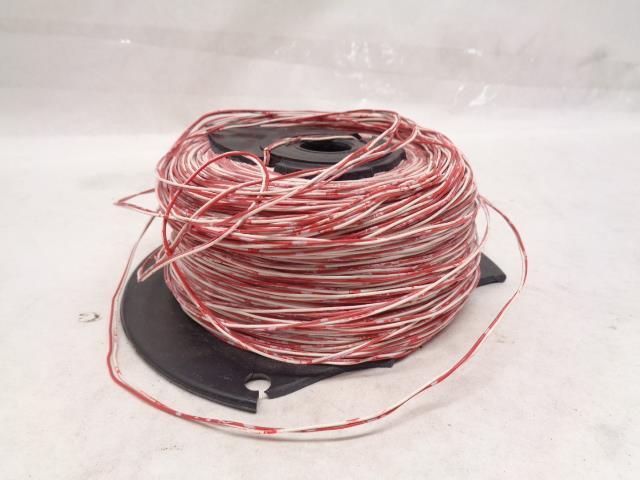TEXARKANA 24 CCB CROSS CONNECT WIRE RED/WHITE 1000FT SPOOL *HALF REEL* R27